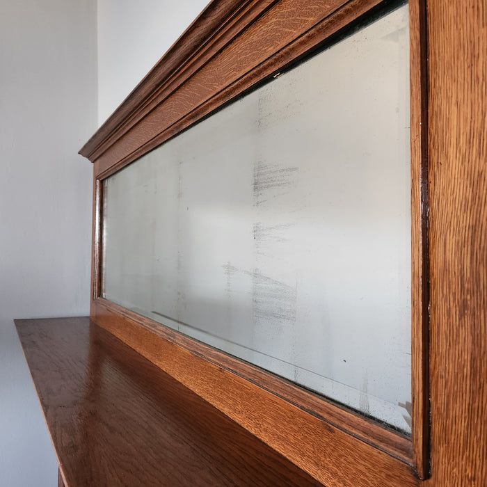 Vintage Mahogany Mantel Mirror