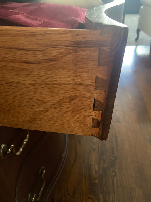 Refreshed Cherry china cabinet