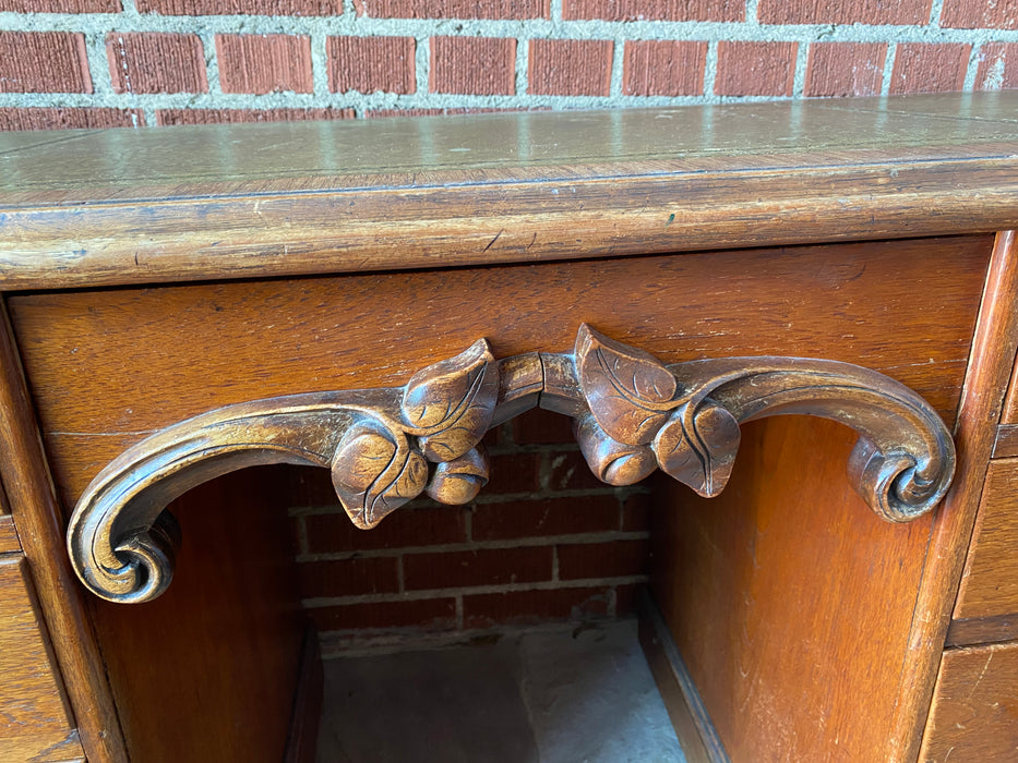 Antique Teak Hill Desk